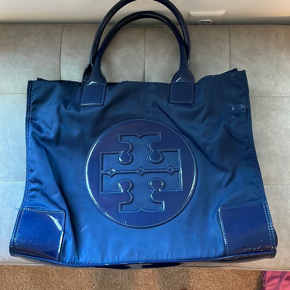 Navy Blue Tory Burch Bag